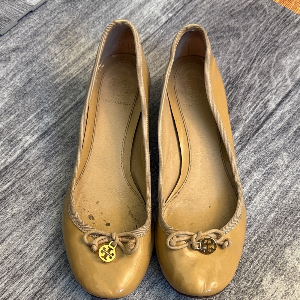 Tory Burch Tan Ballet Heel